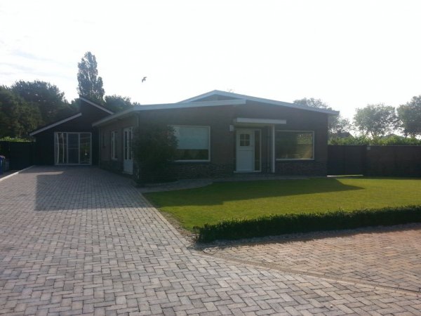 Vooraanzicht vakantiehuis