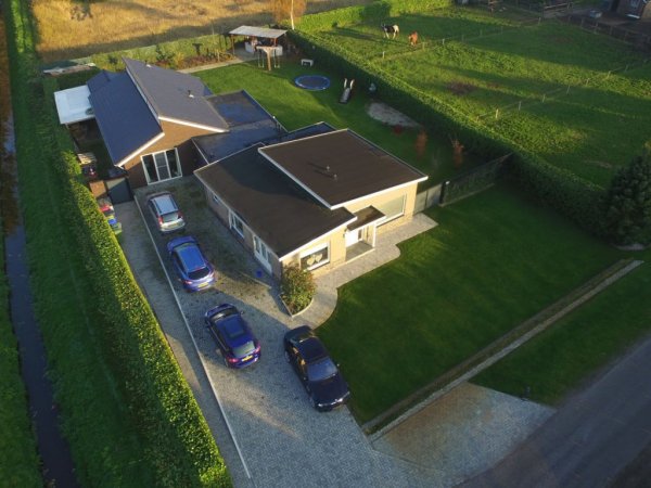 Luchtfoto gemaakt met drone