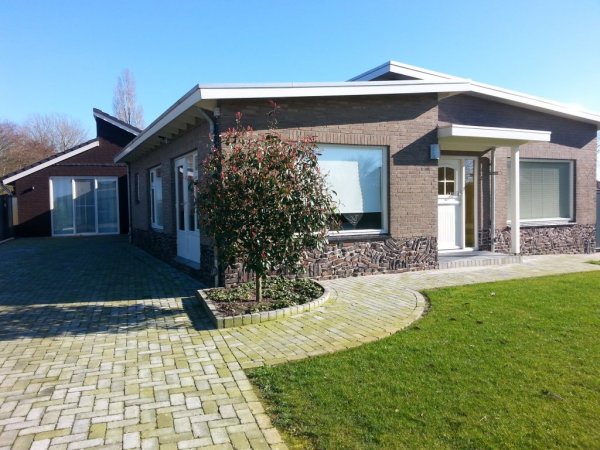 Vooraanzicht vakantiehuis